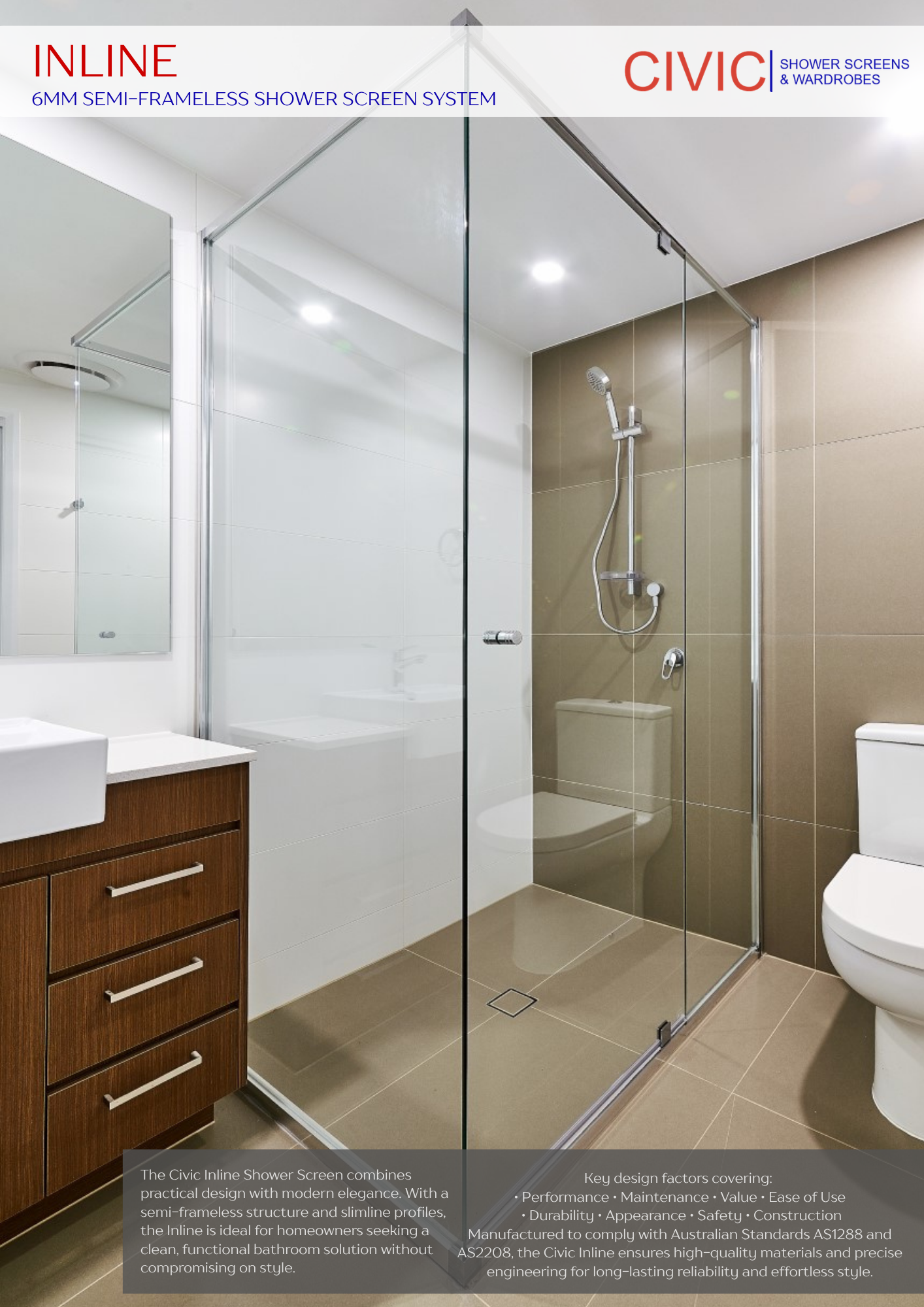  INLINE: 6MM SHOWER SCREENS BROCHURE